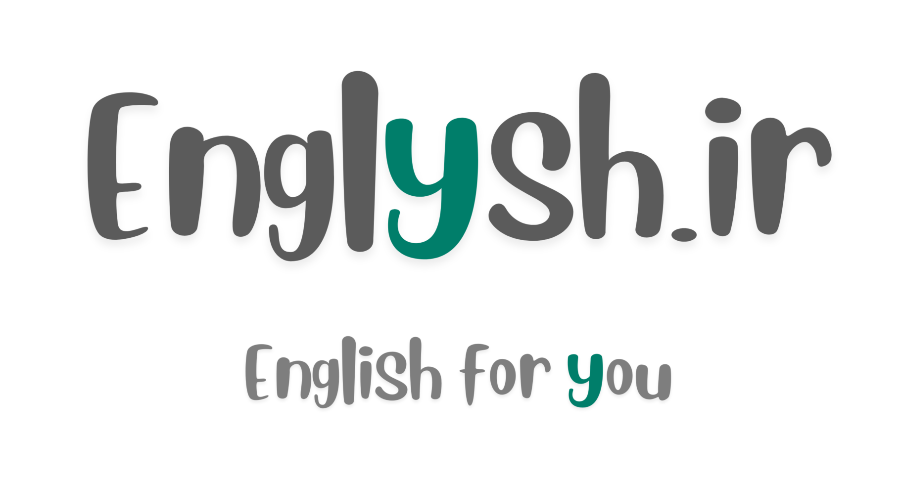 The logo of the website englysh.ir which specializes in self-study packages for Iranian Learners