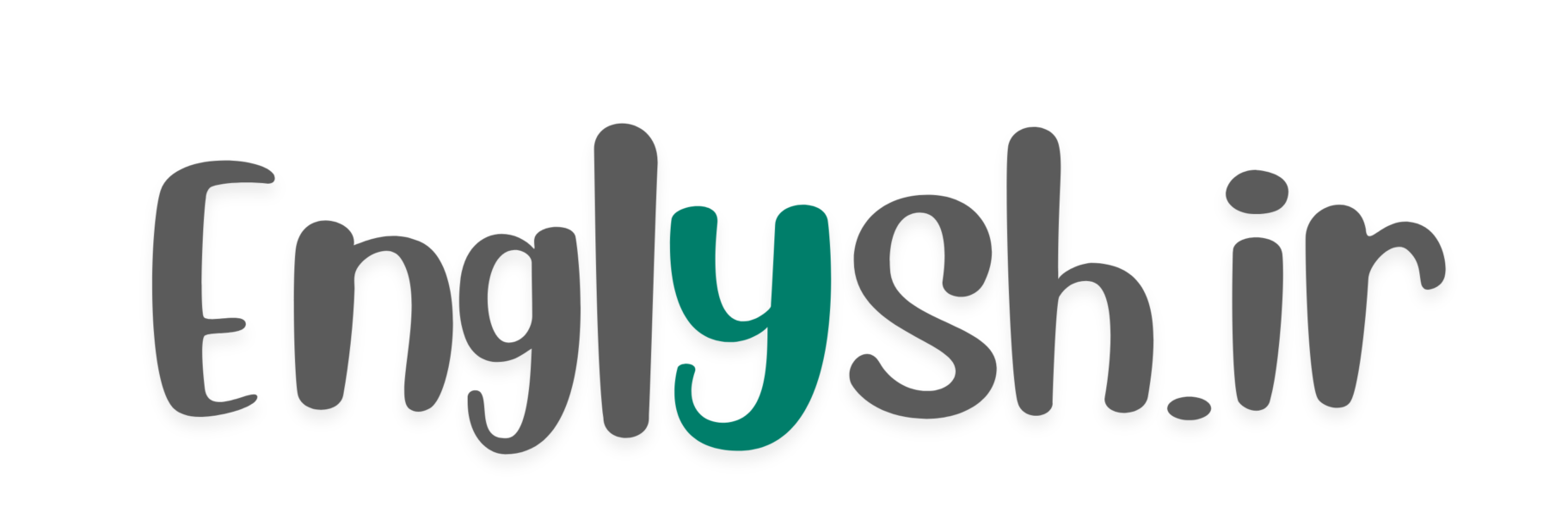 The logo of the website englysh.ir which specializes in self-study packages for Iranian Learners