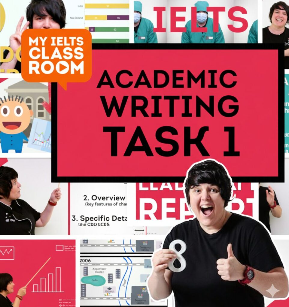 دانلود دوره خودآموز My IELTS Classroom – Writing Task 1 Academic